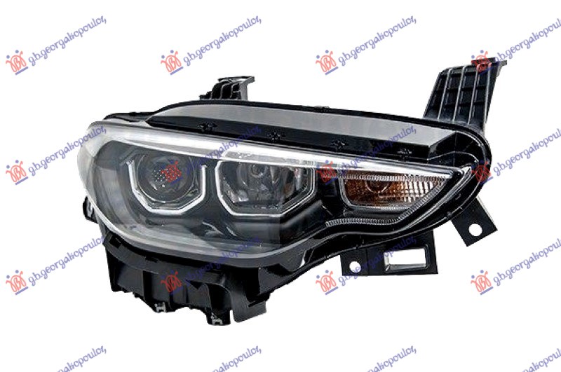 FAR ELEKTRICNI SIVI (H7/H7) SA LED DNEVNIM SVETLOM (MARELLI) FIAT TIPO 2016-2021 (356/357)