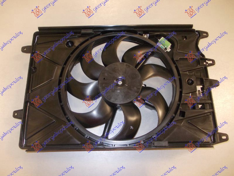 VENTILATOR KOMPLET (BENZIN - 1.3 16V M-JET (70KW)/1.6 16V (81KW)/1.6 16V JTDM (88KW)) FIAT TIPO 2016-2021 (356/357)