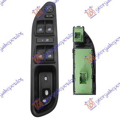 PREKIDAC U PREDNJIM VRATIMA (4 TASTERA) (20 PIN) FIAT TIPO 2021- (356/357)