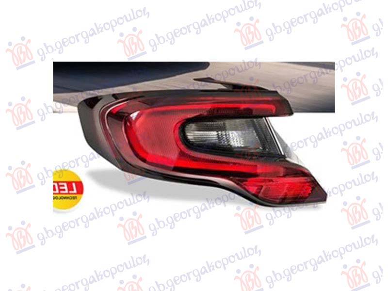 STOP LAMPA SPOLAJSNJA LED (SEDAN) (TURSKA) FIAT TIPO 2021- (356/357)