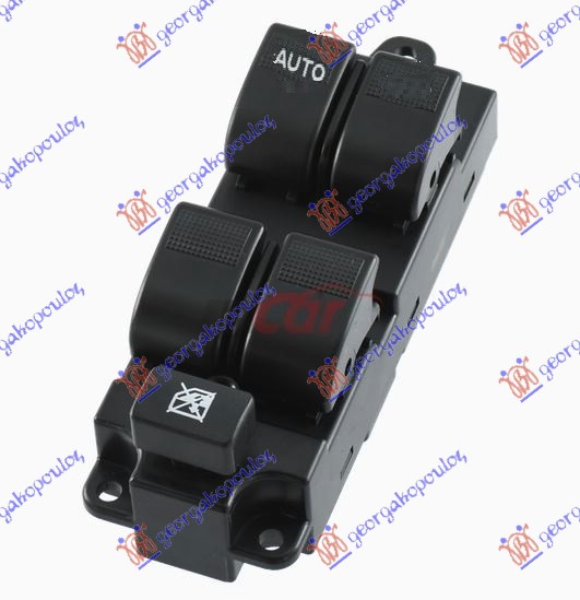 PREKIDAC U PREDNJIM VRATIMA (4 TASTERA) (15 PIN) FORD RANGER 2012-2015 (TKE)
