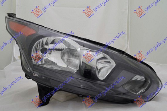 FAR ELEKTRICNI CRNI (PROVIDAN MIGAVAC) (ZUTI KATADIOPTER) (TYC) FORD TRANSIT/TOURNEO CONNECT 2013-2019 (C4A)