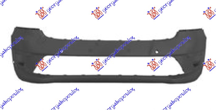 PREDNJI BRANIK MAT-CRNI (4 OTVORA ZA SENZOR) FORD TRANSIT/TOURNEO CONNECT 2019-2022