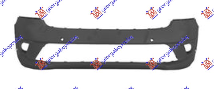 PREDNJI BRANIK MAT-CRNI (SA MAGLENKAMA) (4 OTVORA ZA SENZOR) FORD TRANSIT/TOURNEO CONNECT 2019-2022