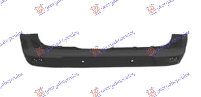 ZADNJI BRANIK CRNI (6 OTVORA ZA SENZORE) FORD TRANSIT/TOURNEO CONNECT 2019-2022