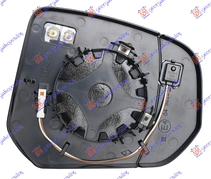STAKLO RETROVIZORA SA GREJACEM (MRTAV UGAO) (ASFERICNO) FORD TRANSIT/TOURNEO CONNECT 2019-2022