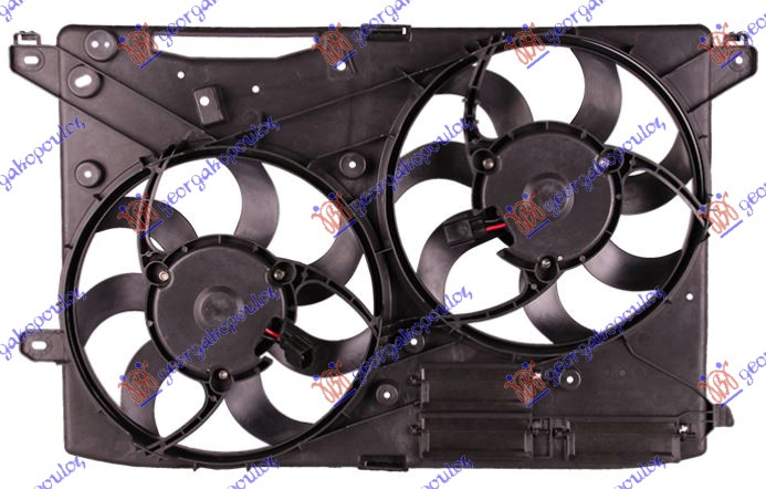 VENTILATOR KOMPLET (2.0/2.5 BENZIN) FORD MONDEO 2014-2019 (CD/CE/CF)