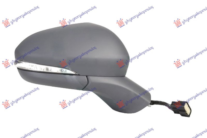 RETROVIZOR ELEKTRICNI SA GREJACEM PM (MIGAVAC) (ASFERICNO STAKLO) FORD MONDEO 2014-2019 (CD/CE/CF)