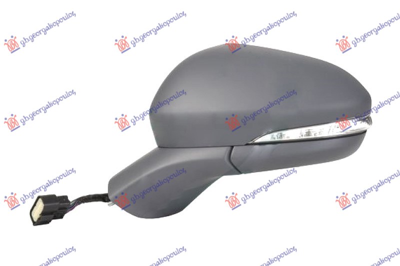 RETROVIZOR ELEKTRICNI SA GREJACEM PM (MIGAVAC) (ASFERICNO STAKLO) FORD MONDEO 2014-2019 (CD/CE/CF)