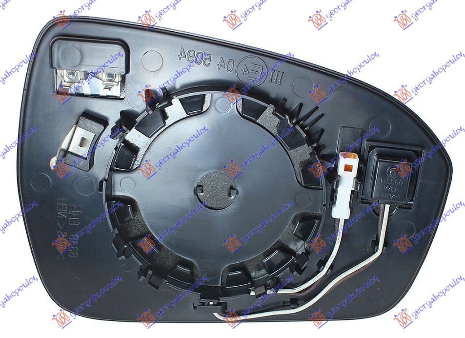 STAKLO RETROVIZORA SA GREJACEM (MRTAV UGAO) (ASFERICNO) FORD MONDEO 2014-2019 (CD/CE/CF)