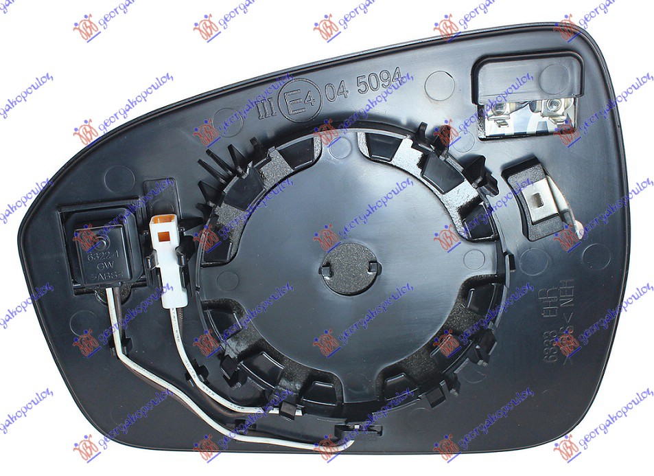 STAKLO RETROVIZORA SA GREJACEM (MRTAV UGAO) (ASFERICNO) FORD MONDEO 2014-2019 (CD/CE/CF)