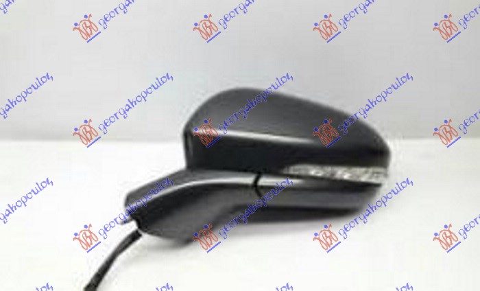 RETROVIZOR ELEKTRICNI SA GREJACEM PM (ELEKTRO-SKLOPIV) (MIGAVAC) (SVETLO) NOSAC PM (ASFERICNO STAKLO) FORD MONDEO 2019- (CD/CE/CF)