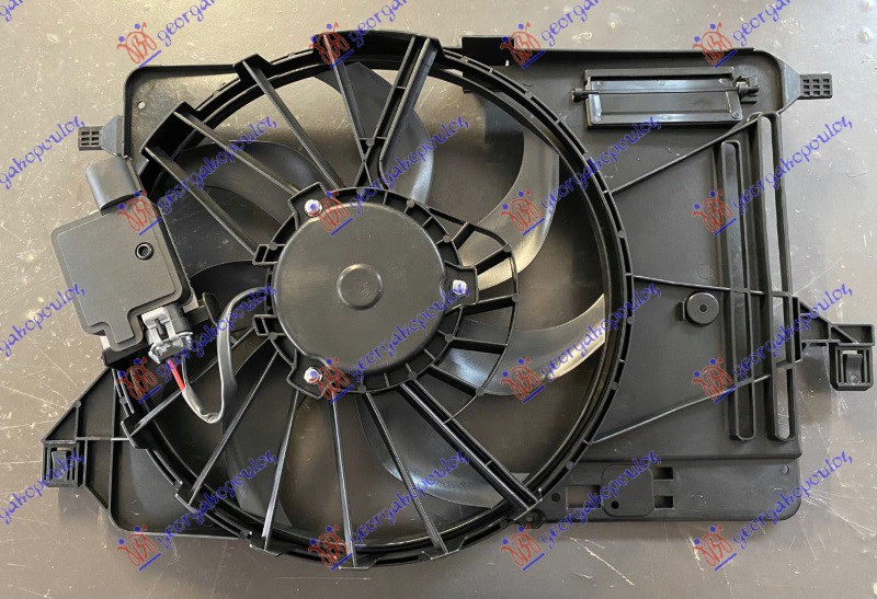 VENTILATOR KOMPLET (1.5/1.6 TDCi DIZEL) (385mm) FORD FOCUS 2011-2014 (DH)