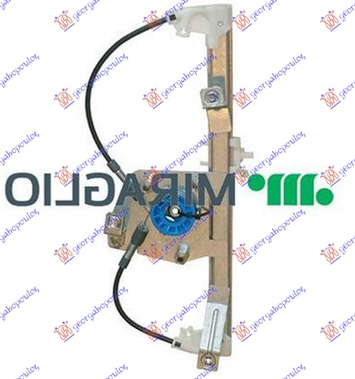 PODIZAC ZADNJEG PROZORA ELEKTRICNI (BEZ MOTORA) (A KVALITET) FORD FOCUS 2011-2014 (DH)