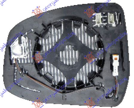 STAKLO RETROVIZORA SA GREJACEM (MRTAV UGAO) (ASFERICNO) FORD FOCUS 2011-2014 (DH)