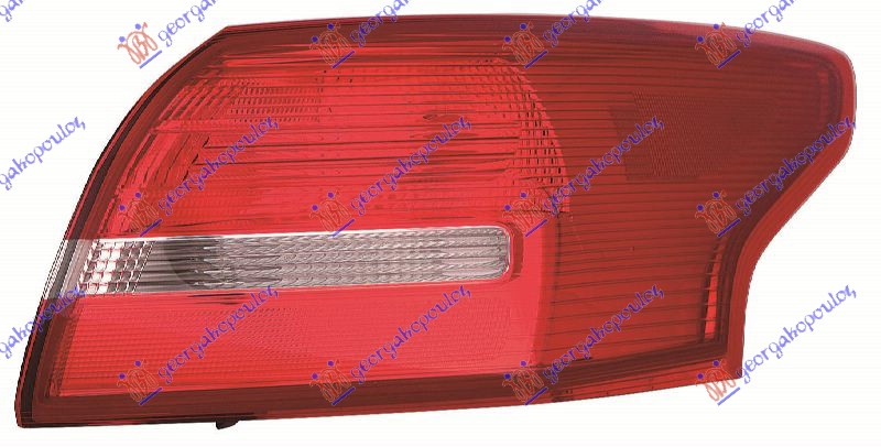STOP LAMPA 4 VRATA SPOLJASNJA (DEPO) FORD FOCUS 2014-2018 (DH)