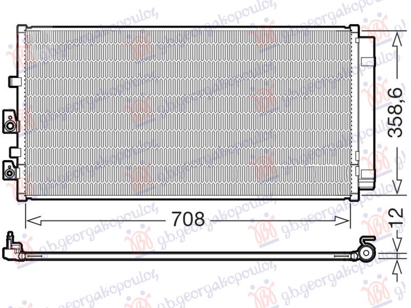 HLADNJKA KLIME 2.0 DIZEL (723x369) FORD FOCUS 2018-2022 (HN/HM)