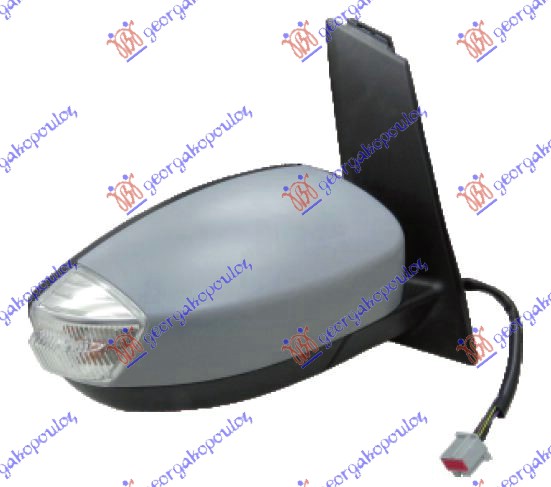 RETROVIZOR ELEKTRICNI SA GREJACEM PM (MIGAVAC) (KONVEKSNO STAKLO) FORD C-MAX II 2010-2014 (DXA/CB7/DXA/CEU)