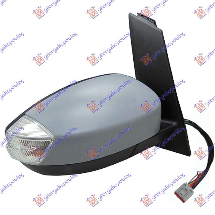 RETROVIZOR ELEKTRICNI SA GREJACEM PM (GRAND) (MIGAVAC) (SENZOR) (8 PIN) (KONVEKSNO STAKLO) FORD C-MAX II 2010-2014 (DXA/CB7/DXA/CEU)