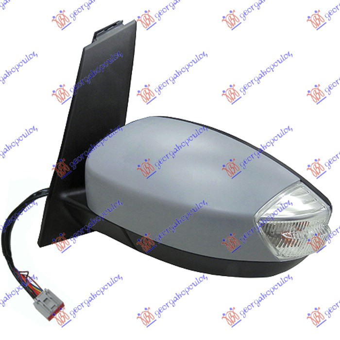 RETROVIZOR ELEKTRICNI SA GREJACEM PM (GRAND) (MIGAVAC) (6 PIN) (ASFERICNO STAKLO) FORD C-MAX II 2010-2014 (DXA/CB7/DXA/CEU)