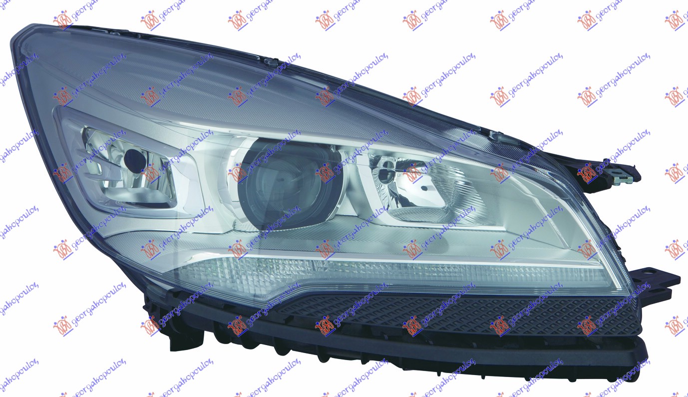 FAR Bi-XENON CRNI SA LED DNEVNIM SVETLOM (DEPO) FORD KUGA 2013-2016 (DM2)