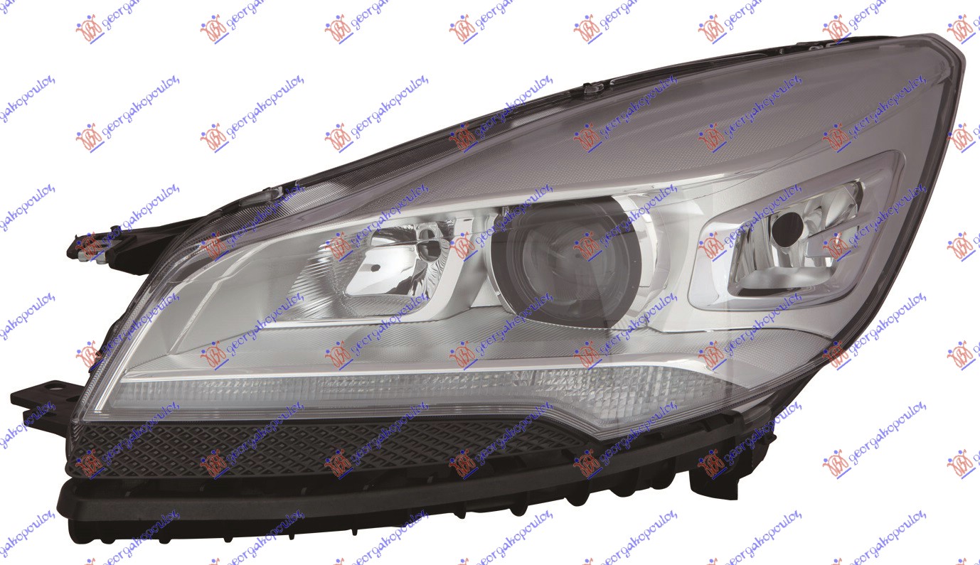 FAR Bi-XENON CRNI SA LED DNEVNIM SVETLOM (DEPO) FORD KUGA 2013-2016 (DM2)