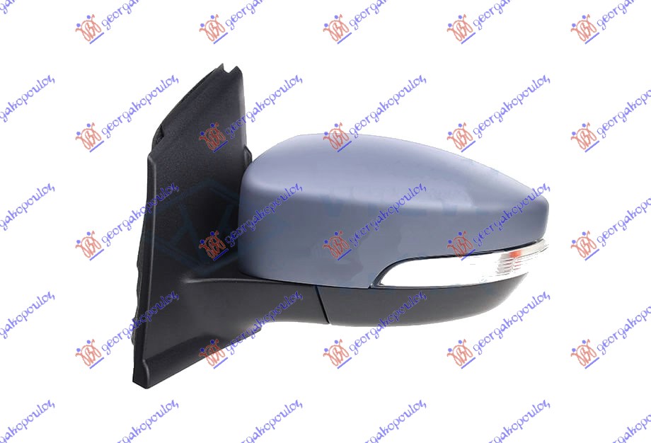 RETROVIZOR ELEKTRICNI SA GREJACEM PM (ELEKTRO-SKLOPIV) (MIGAVAC) (SVETLO) (MRTAV UGAO) (ASFERICNO STAKLO) FORD KUGA 2016-2020 (CBS)