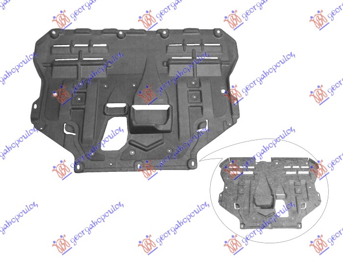 ZASTITA MOTORA PLASTICNA FORD KUGA 2016-2020 (CBS)