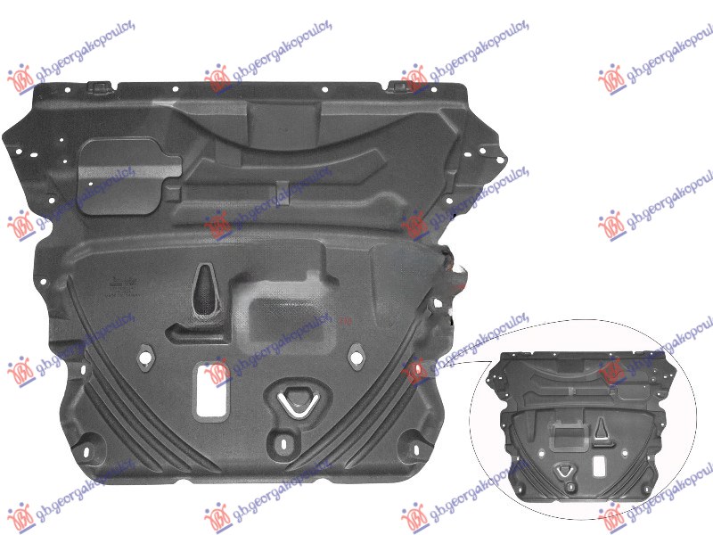 ZASTITA MOTORA PREDNJA PLASTICNA FORD KUGA 2020-2024 (DFK)