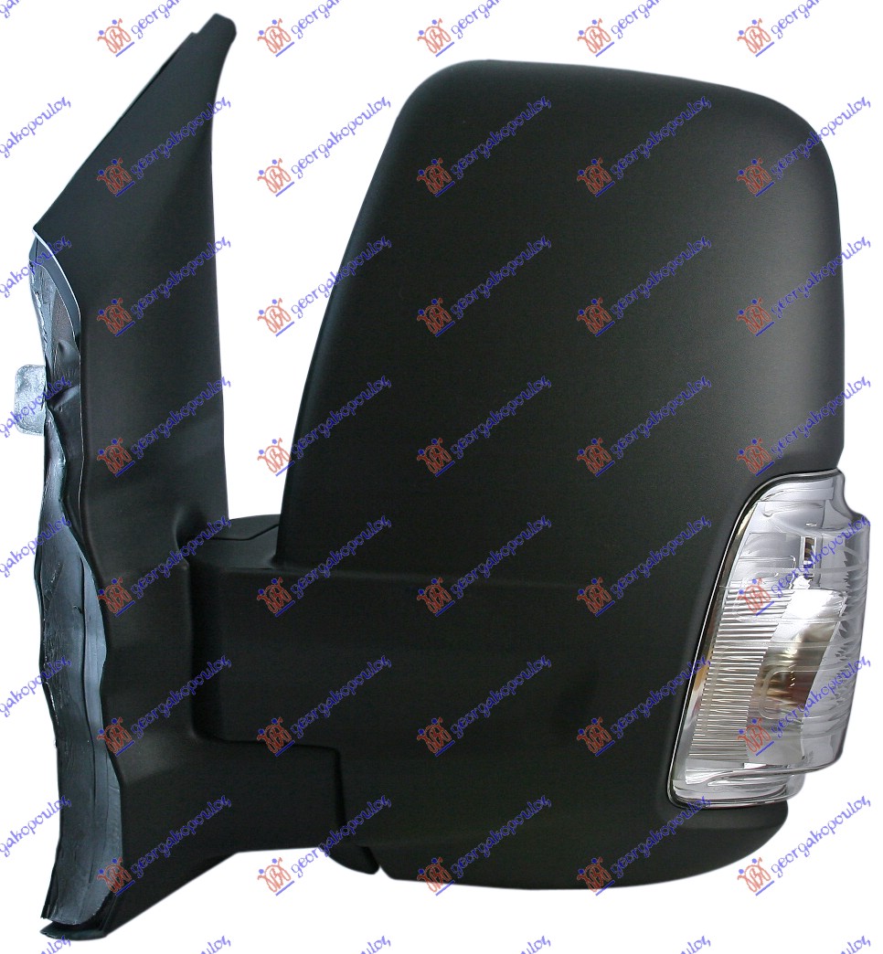 RETROVIZOR MEHANICKI KRATKI (PROVIDAN MIGAVAC) (A KVALITET) (KONVEKSNO STAKLO) FORD TRANSIT 2013-2019 (F3/FCD/FDD/FAD/FED)