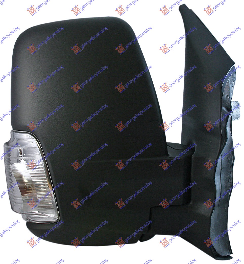 RETROVIZOR MEHANICKI KRATKI (PROVIDAN MIGAVAC) (KONVEKSNO STAKLO) FORD TRANSIT 2013-2019 (F3/FCD/FDD/FAD/FED)