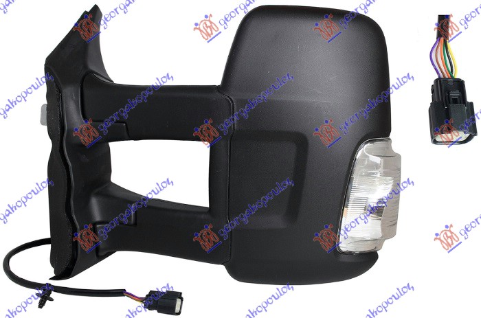 RETROVIZOR ELEKTRICNI SA GREJACEM DUGI (PROVIDAN MIGAVAC) FORD TRANSIT 2013-2019 (F3/FCD/FDD/FAD/FED)