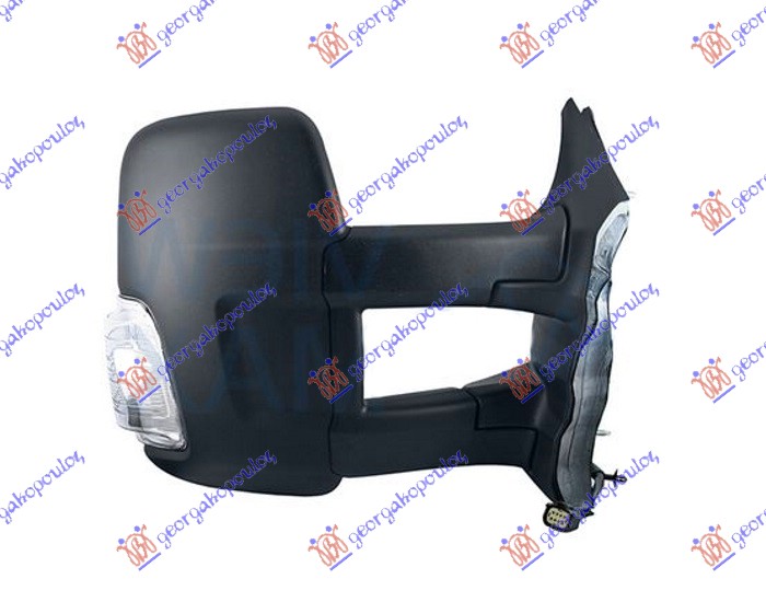RETROVIZOR MEHANICKI DUGI (PROVIDAN MIGAVAC) (A KVALITET) (KONVEKSNO STAKLO) FORD TRANSIT 2013-2019 (F3/FCD/FDD/FAD/FED)