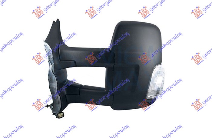 RETROVIZOR MEHANICKI DUGI (PROVIDAN MIGAVAC) (A KVALITET) (KONVEKSNO STAKLO) FORD TRANSIT 2013-2019 (F3/FCD/FDD/FAD/FED)