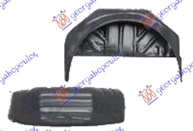 ZADNJE POTKRILO PLASTICNO FORD TRANSIT/TOURNEO CUSTOM 2018-2023 (FY/FZ/F3)