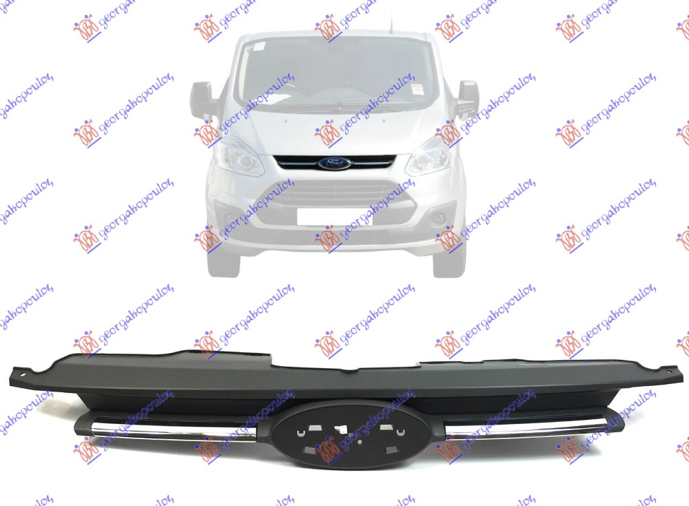 PVC MASKA CRNA (HROM LAJSNE) FORD TRANSIT/TOURNEO CUSTOM 2013-2018 (FY/FZ)
