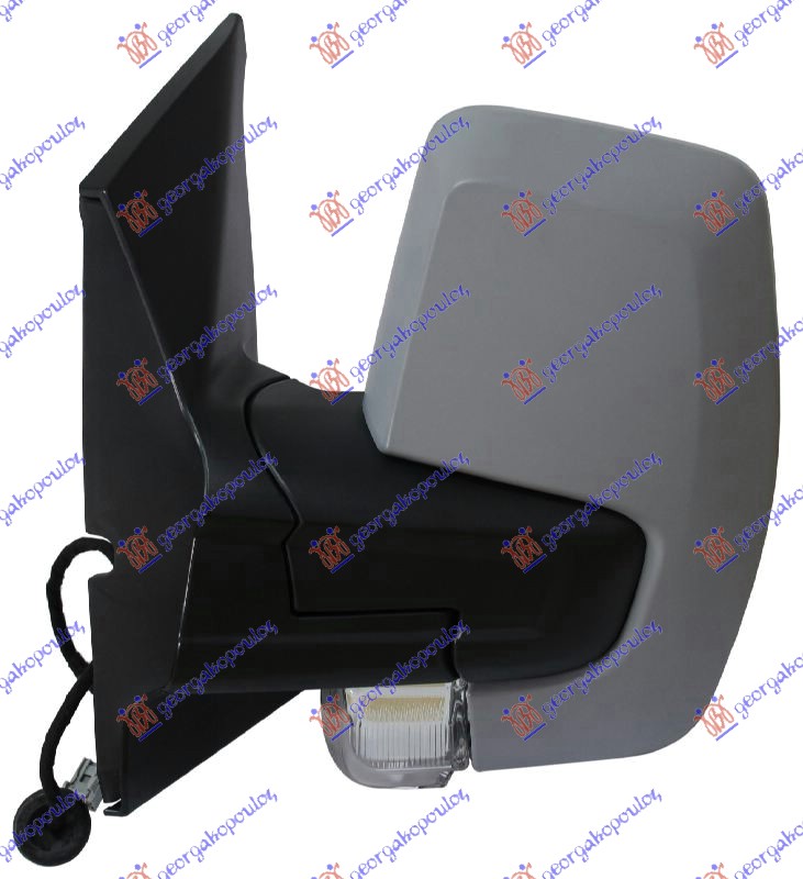 RETROVIZOR ELEKTRICNI SA GREJACEM PM (ELEKTRO-SKLOPIV) (MIGAVAC) (KONVEKSNO STAKLO) FORD TRANSIT/TOURNEO CUSTOM 2013-2018 (FY/FZ)