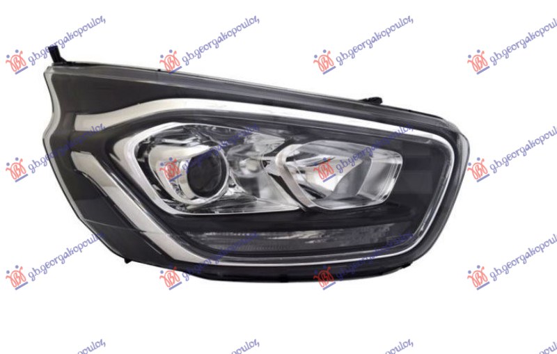FAR ELEKTRICNI (H7/H1) SA LED DNEVNIM SVETLOM (DEPO) FORD TRANSIT/TOURNEO CUSTOM 2018-2023 (FY/FZ/F3)