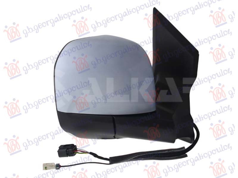RETROVIZOR ELEKTRICNI SA GREJACEM PM (MIGAVAC) (ANTENA) (SENZOR) (8+1 PIN) (KONVEKSNO STAKLO) (A KVALITET) FORD TRANSIT/TOURNEO CUSTOM 2023- (NRN)