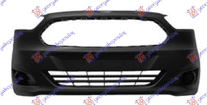 PREDNJI BRANIK CRNI (BEZ MAGLENKI) -2018 FORD TRANSIT/TOURNEO COURIER 2013-2023