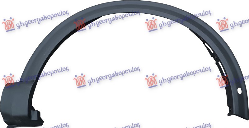 RUB PLASTICNI PREDNJEG BLATOBRANA CRNI (1 PDC SENZOR) FORD EXPLORER 2020-2024 (U6)