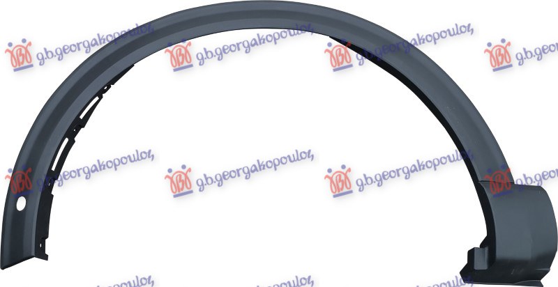 RUB PLASTICNI PREDNJEG BLATOBRANA CRNI (1 PDC SENZOR) FORD EXPLORER 2020-2024 (U6)