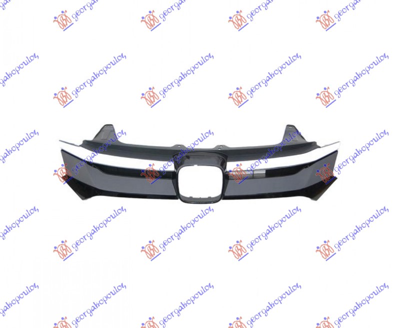 PVC MASKA GORNJA (SA HROM LAJSNOM) HONDA CR-V 2015-2017 (RW/RT)