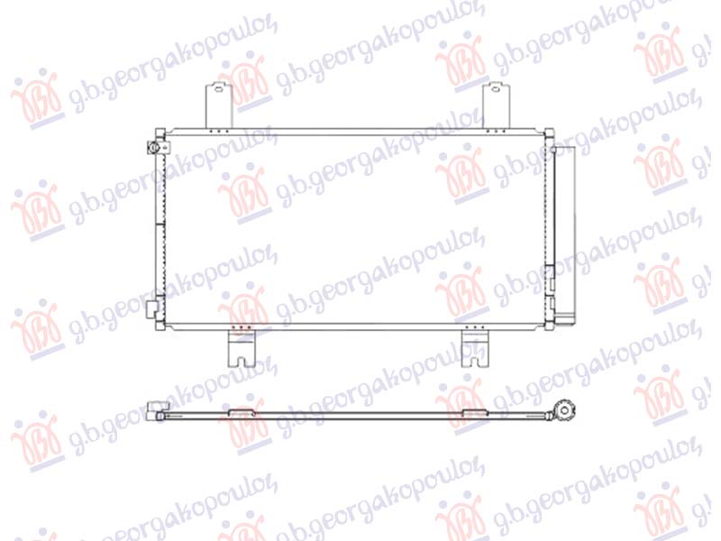 HLADNJAK KLIME 2.0 BENZIN/HIBRID HONDA ZR-V od 2023 (665x330) (KOYO)