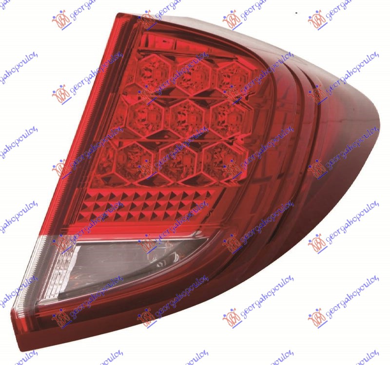 STOP LAMPA SPOLJASNJA (LED) -2014 (DEPO) HONDA CIVIC H/B-L/B 2012-2016 (FK)