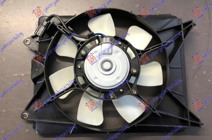 VENTILATOR KLIME KOMPLET (BENZIN) (280mm) (2 PIN) HONDA CIVIC H/B-L/B 2012-2016 (FK)