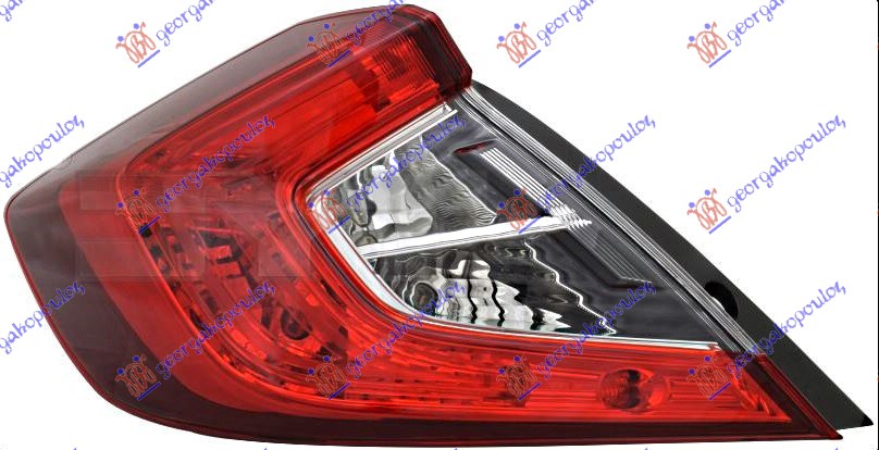 STOP LAMPA SPOLJASNJA (DEPO) HONDA CIVIC H/B 2016-2022 (FC/FK)