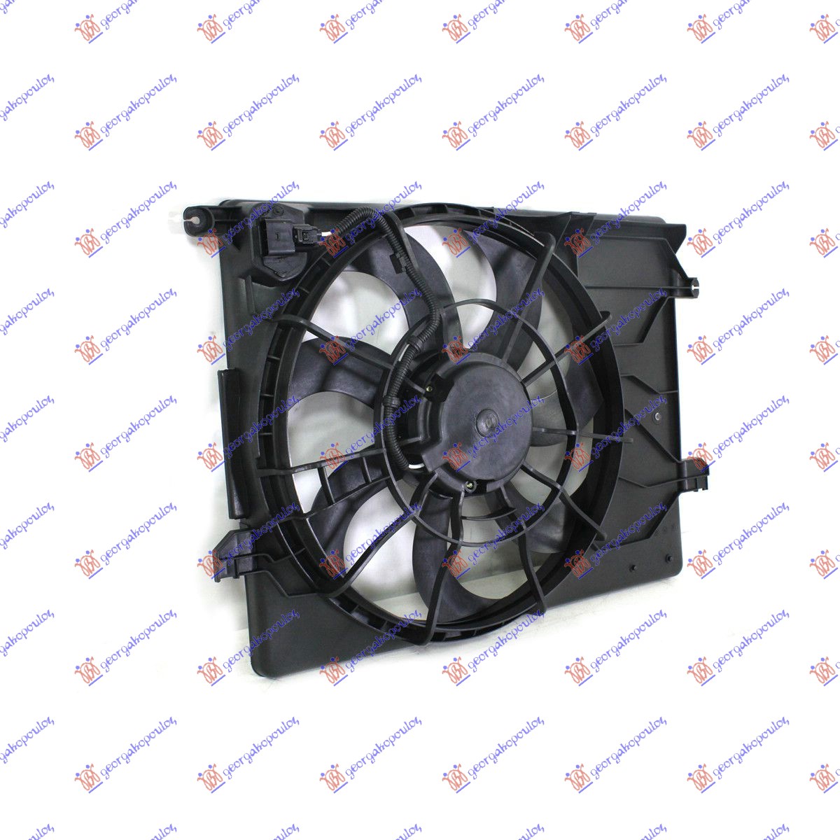 VENTILATOR KOMPLET BENZIN (465mm) (3 PIN) KIA SPORTAGE 2010-2014 (SL)
