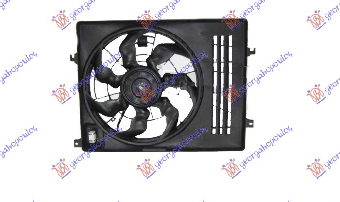 VENTILATOR KOMPLET (1.6/2.0 BENZIN) (460mm) (3 PIN) (NRF) KIA SPORTAGE 2014-2015 (SL)