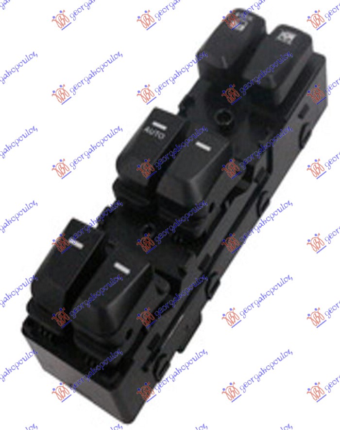 PREKIDAC U PREDNJIM VRATIMA (4 TASTERA) (AUTO) (16 PIN) HYUNDAI iX35/TUCSON 2010-2015 (LM/EL/ELH)